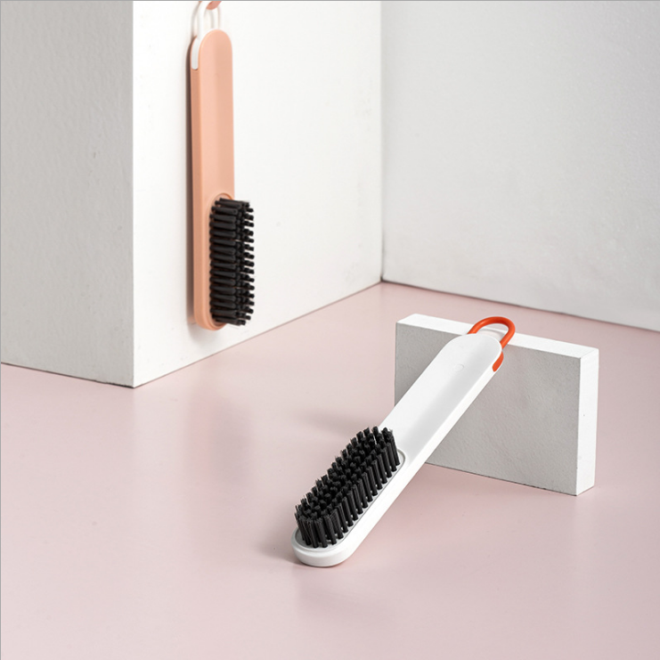 Hook up shoe brush