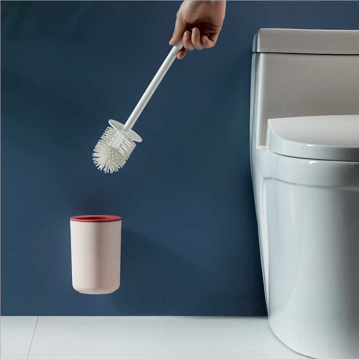 Floor toilet brush